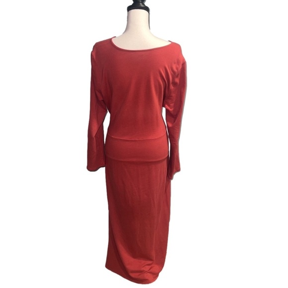 J Jill- Long sleeve tie dress - Picture 3 of 5